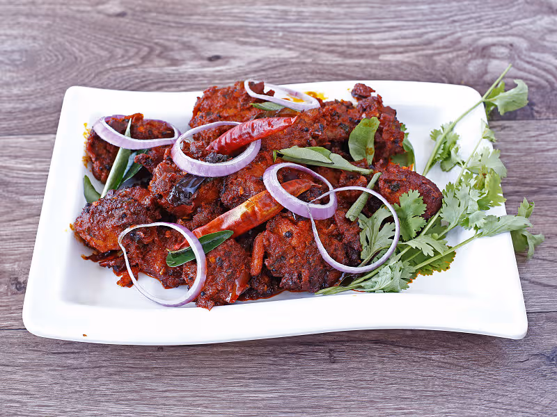 Chicken kondattam at Nalla Bhoomi