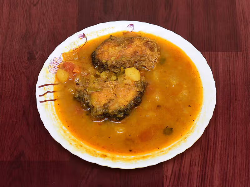 Fish mango curry at Nalla Bhoomi